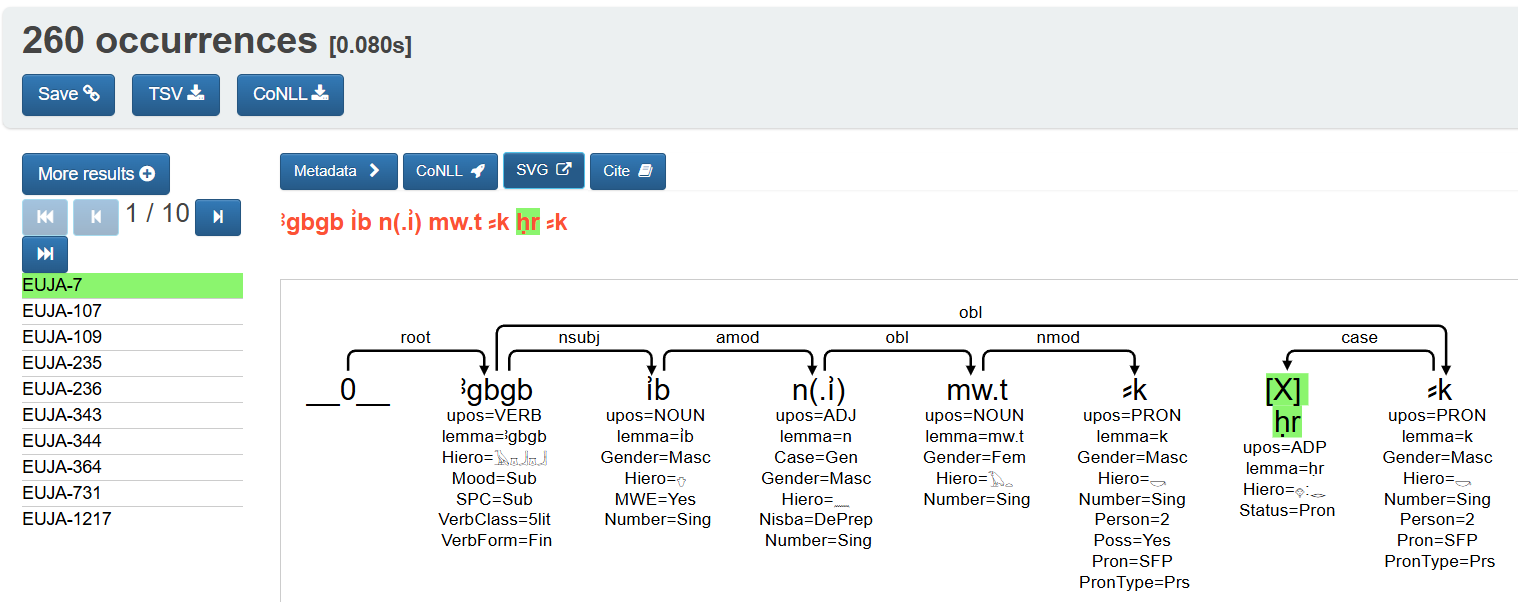 GrewPT Search for a form - hit GrewPT Search for a form - hit