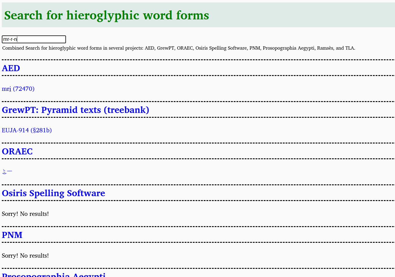 GrewPT Search for hieroglyphic word forms GrewPT Search for hieroglyphic word forms